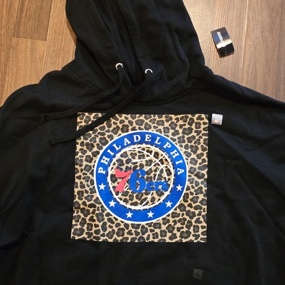 Express Men’s NBA Philadelphia 76ers Logo Hoodie Jacket Size XL New - Picture 14 of 16